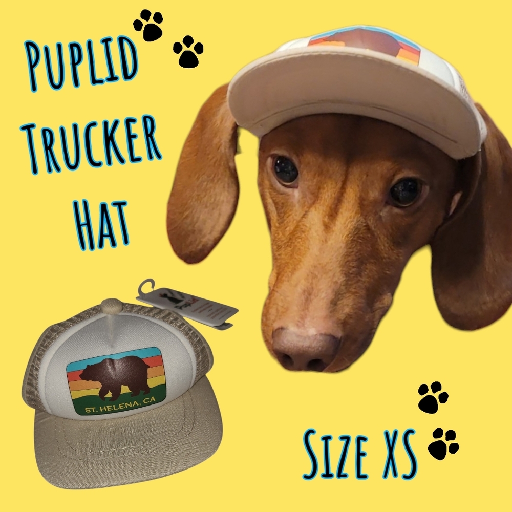 NEW With Tags | Puplid DOG Trucker Hat | Size XS